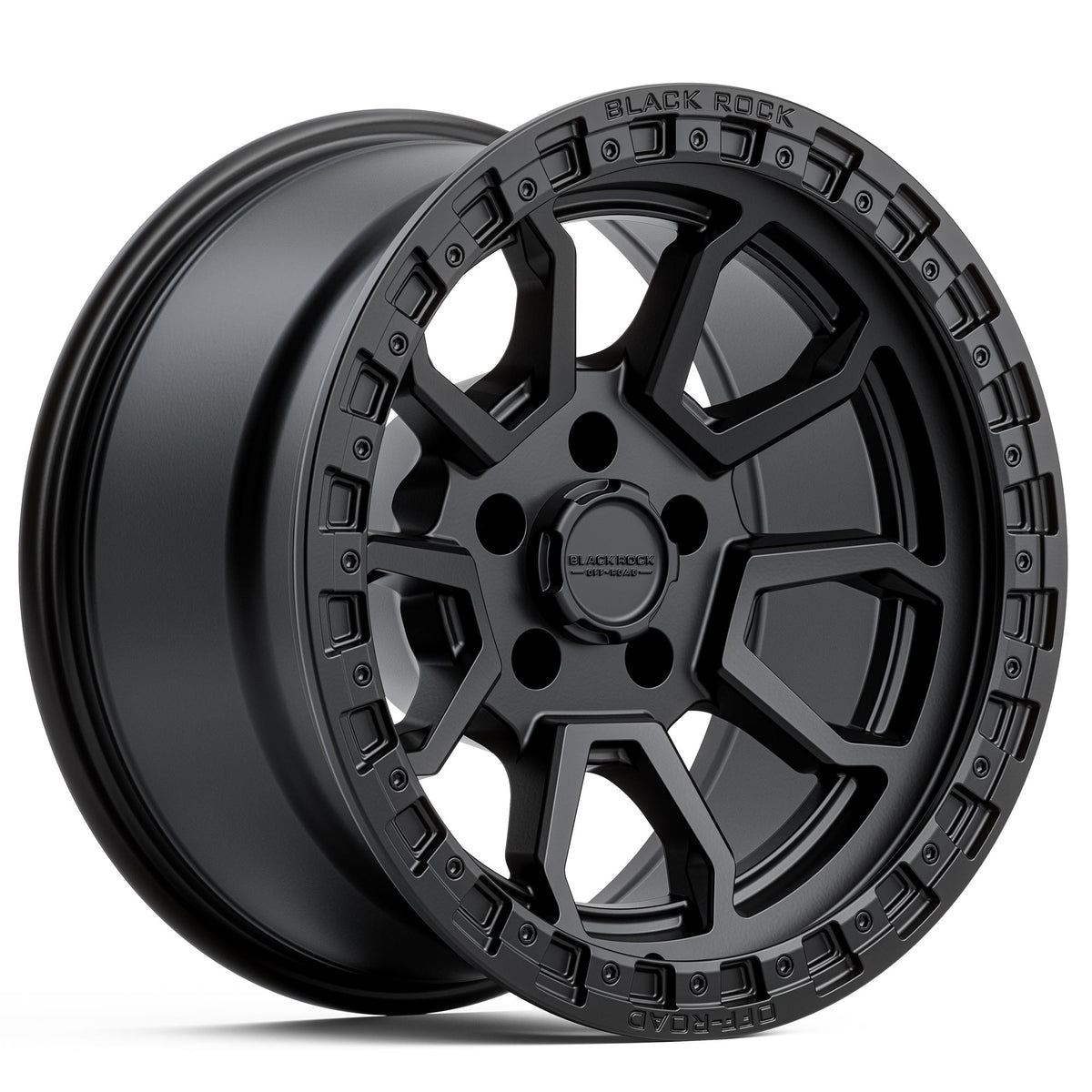 Black Rock Cobra 5S Satin Black 17x9 6x139.7 wheel for Toyota Prado 250 and Lexus GX550