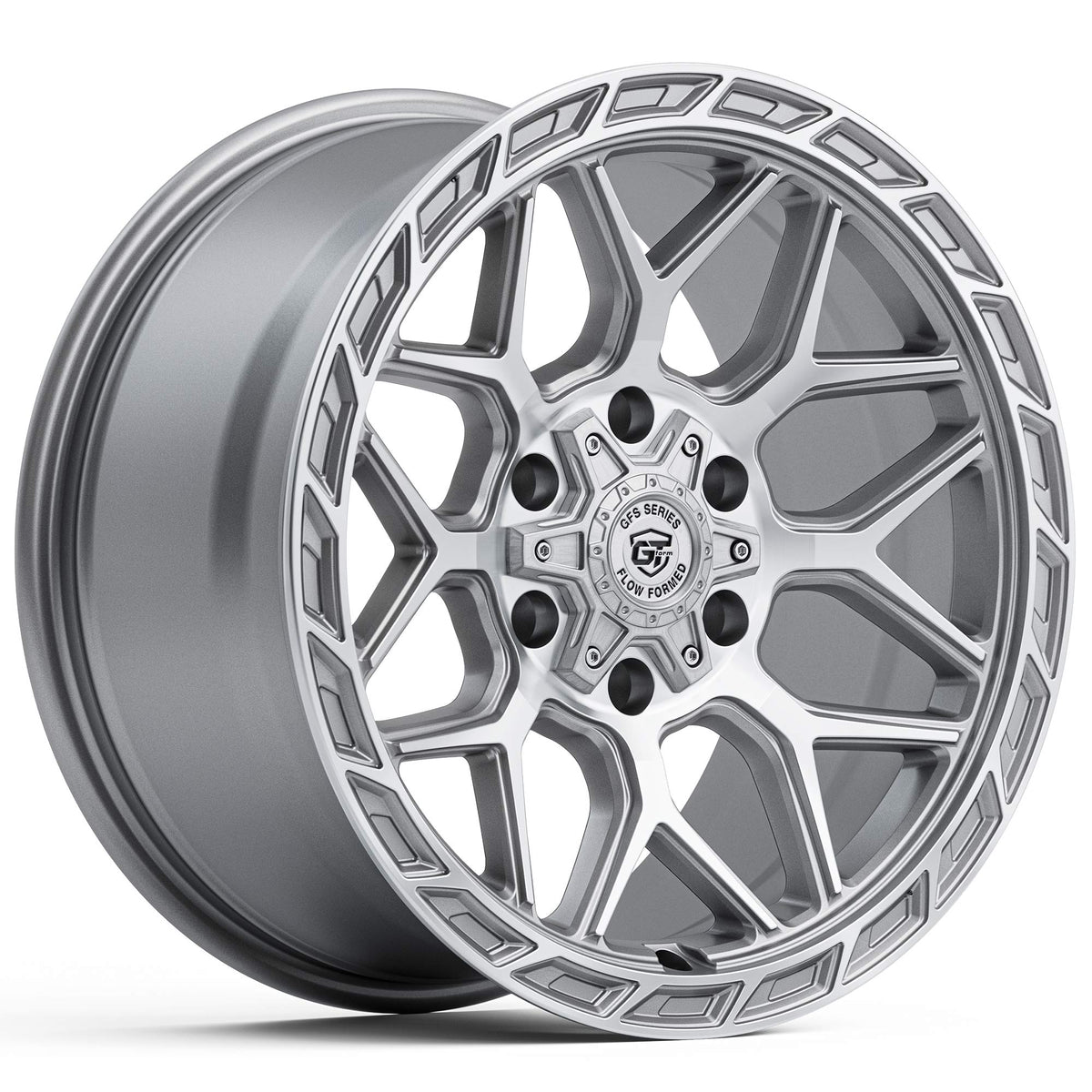 GT Form GFS4 Silver Machined 20x9 6x139.7 wheel for Toyota Prado 250 and Lexus GX550