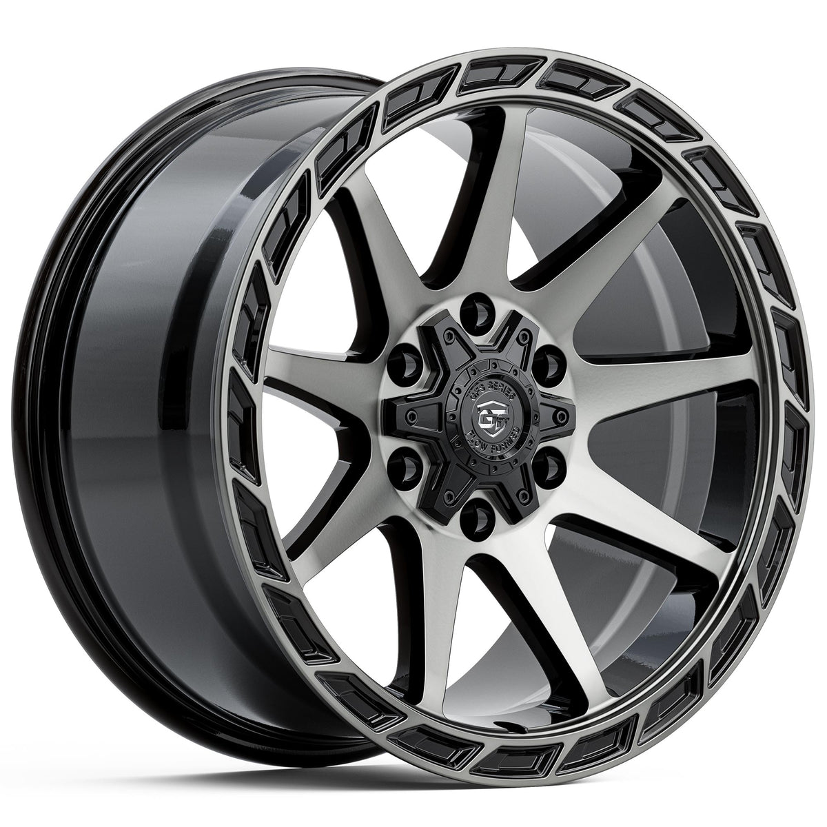 GT Form GFS5 Gloss Black Tinted 18x9 6x139.7 wheel for Toyota Prado 250 and Lexus GX550