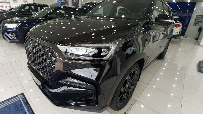 Genuine KGM SsangYong Black Edition Grille for Rexton, view 4