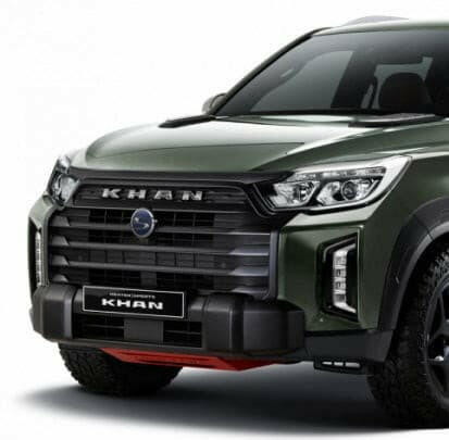 Genuine KGM SsangYong Facelift Grille in Black for Musso