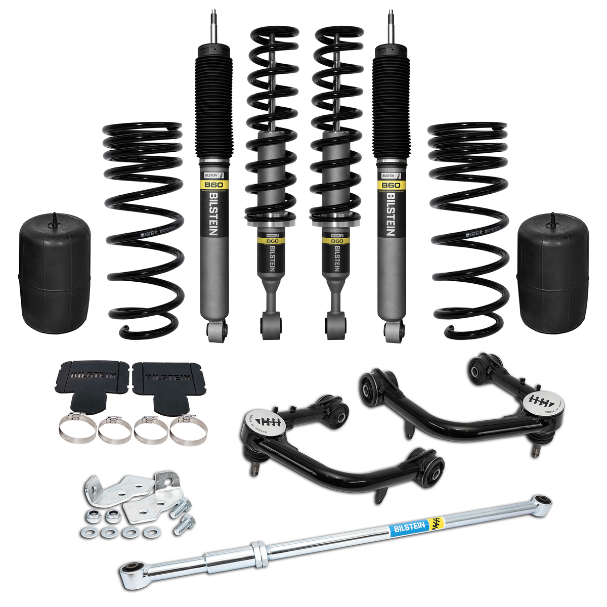 Bilstein B60 Touring Kit and Airbags for Toyota Landcruiser Prado 250
