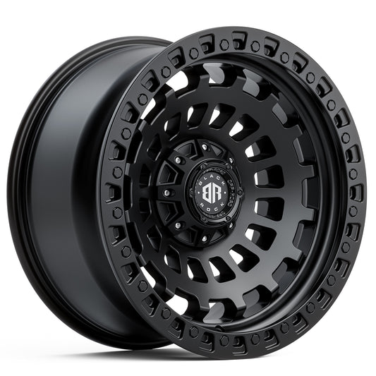 Black Rock Hex Satin Black 20x10 6x139.7 wheel for Toyota Prado 250 and Lexus GX550