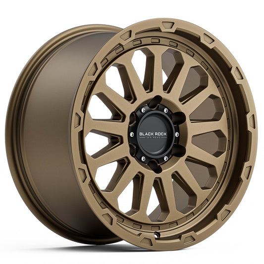 Black Rock Prime Bronze 18x9 6x139.7 wheel for Toyota Prado 250 and Lexus GX550