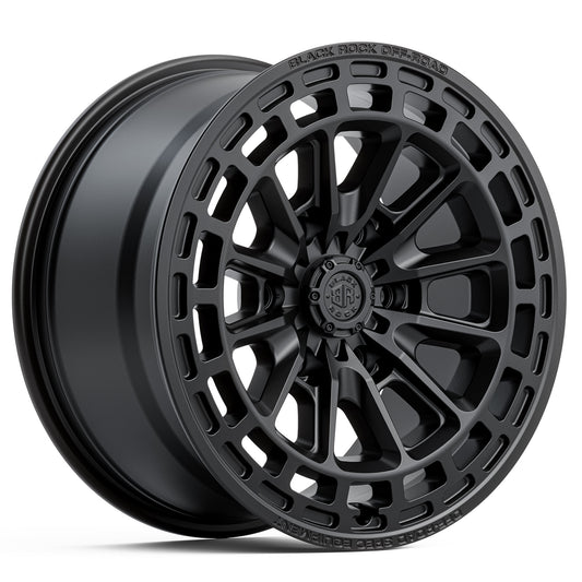 Black Rock Vortex Satin Black 17x8.5 6x139.7 wheel for Toyota Prado 250 and Lexus GX550