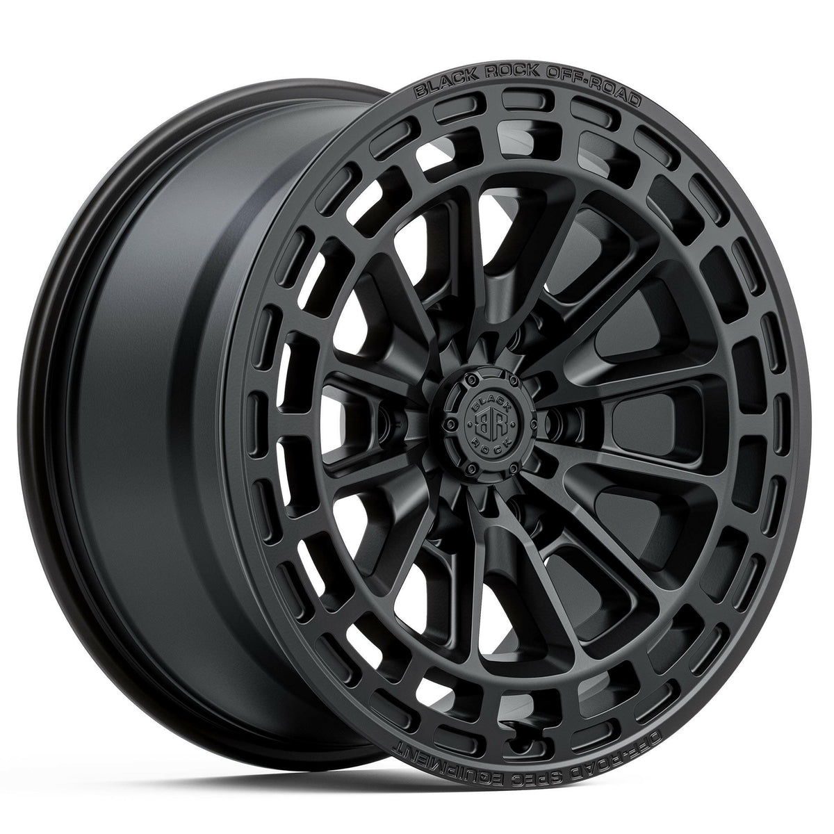 Black Rock Vortex Satin Black 18x8.5 wheel for KGM SsangYong Musso and Rexton
