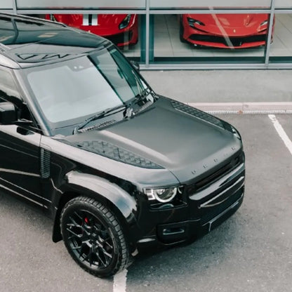 Gloss Black Exterior Styling Pack for Land Rover Defender 110 (L663), view 6