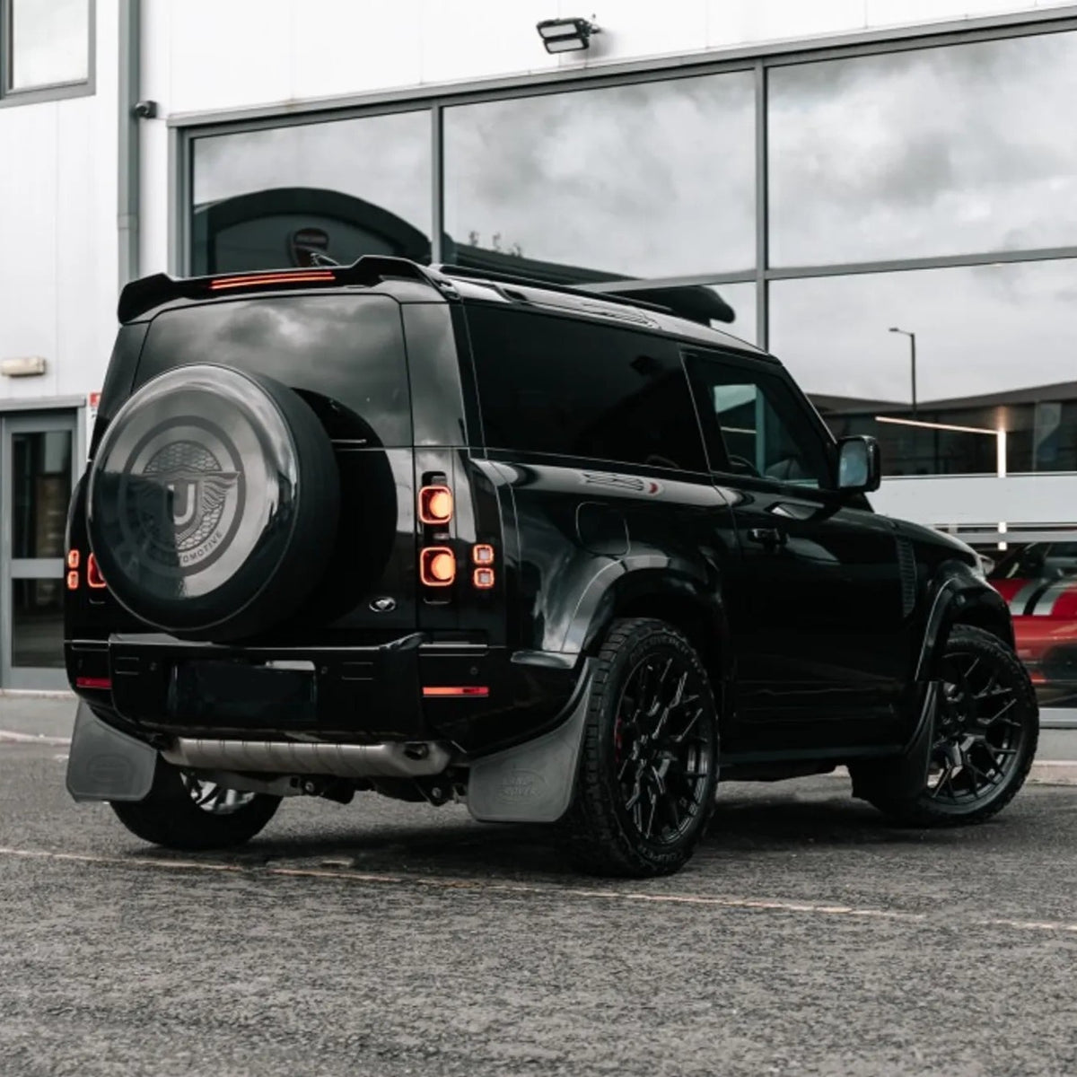 Gloss Black Exterior Styling Pack for Land Rover Defender 90 (L663), view 17