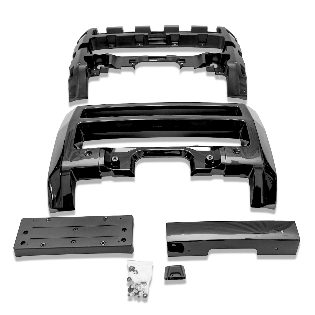 Gloss Black Front A-Frame Grille Guard for Land Rover Defender 90, 110 and 130 (L663), view 3