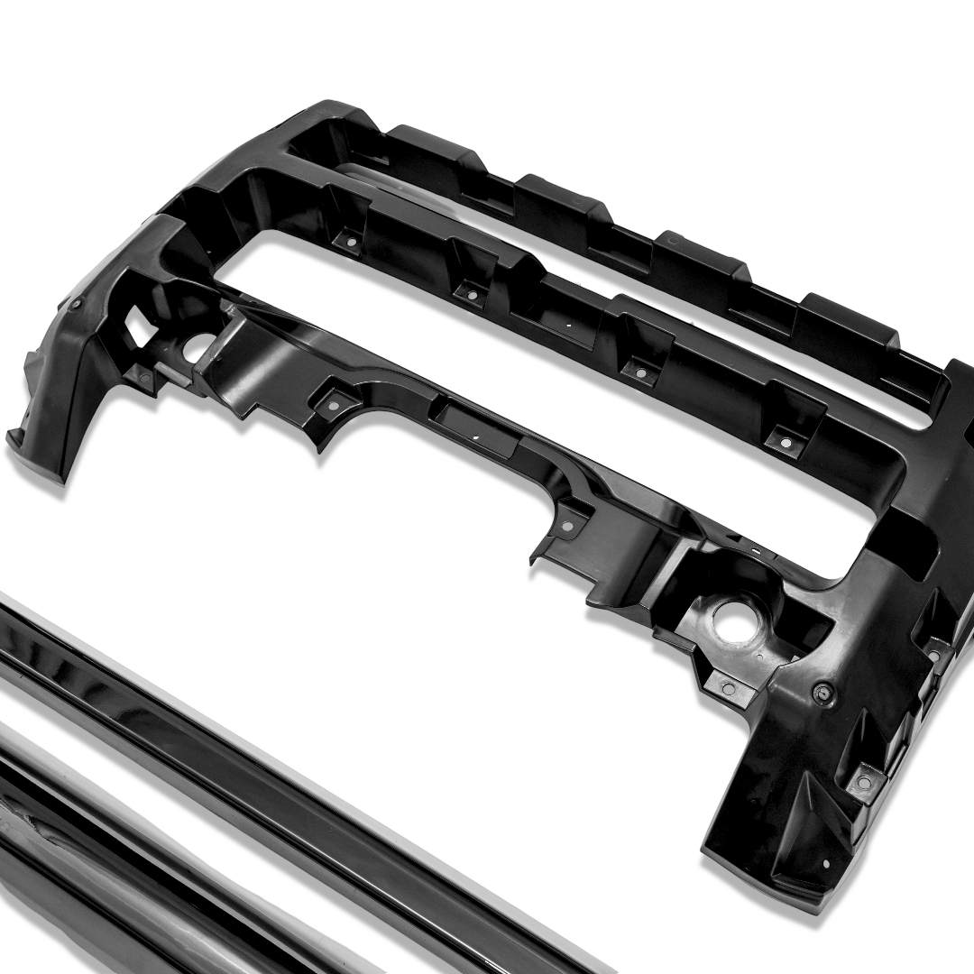 Gloss Black Front A-Frame Grille Guard for Land Rover Defender 90, 110 and 130 (L663), view 6