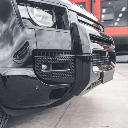 Gloss Black Front A-Frame Grille Guard for Land Rover Defender 90, 110 and 130 (L663)