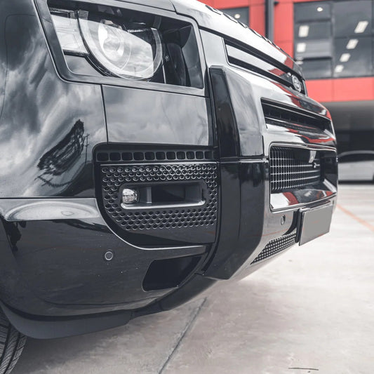 Gloss Black Front A-Frame Grille Guard for Land Rover Defender 90, 110 and 130 (L663)