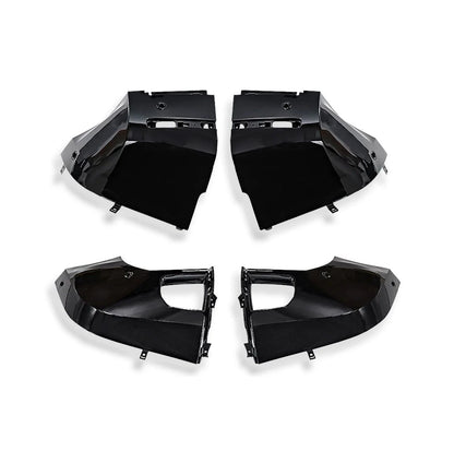 Gloss Black Front and Rear Bumper Corner Trim Kit for Land Rover Defender 90, 110 and 130 (L663)