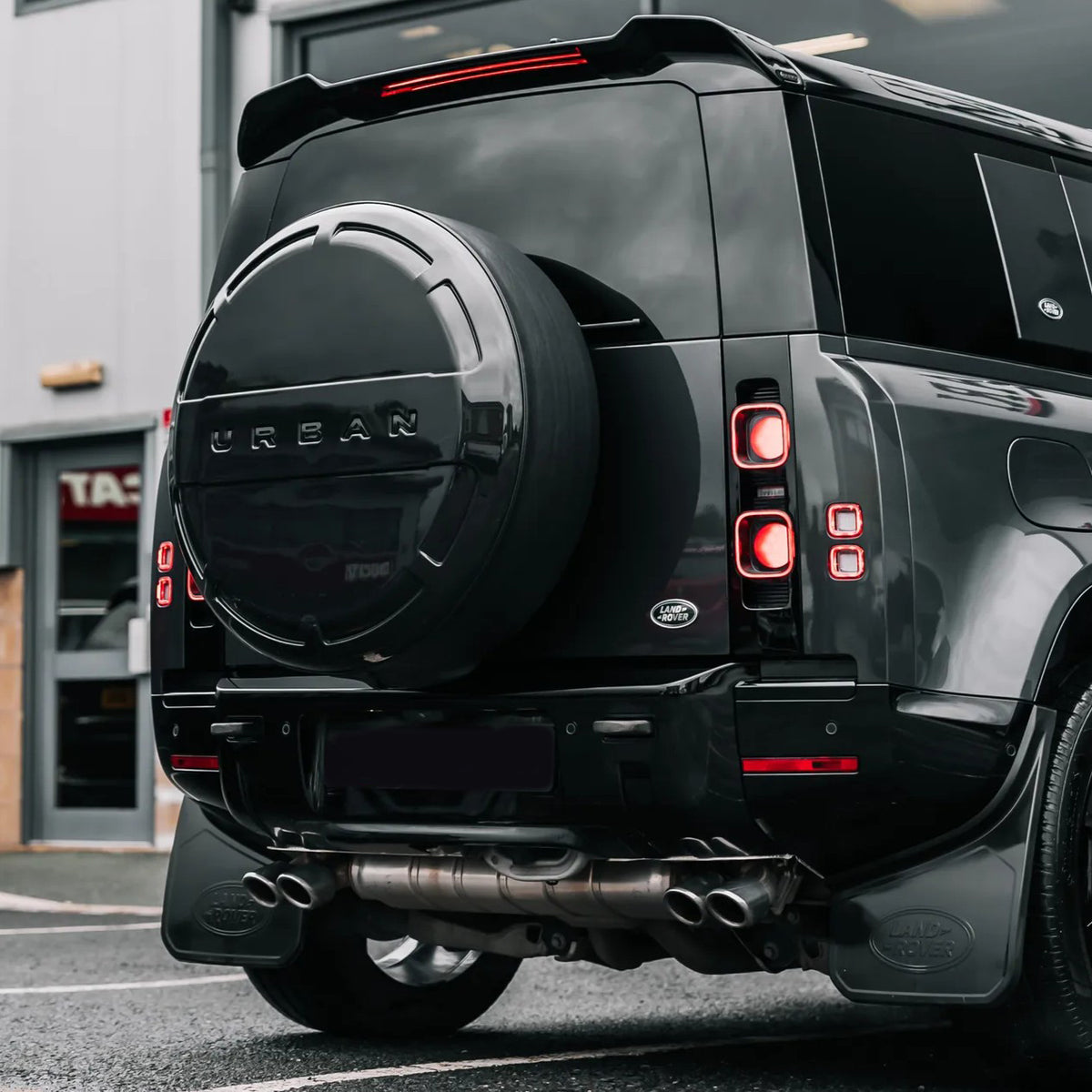 Gloss Black Front and Rear Bumper Trim Kit for Land Rover Defender 90, 110 and 130 (L663), view 10