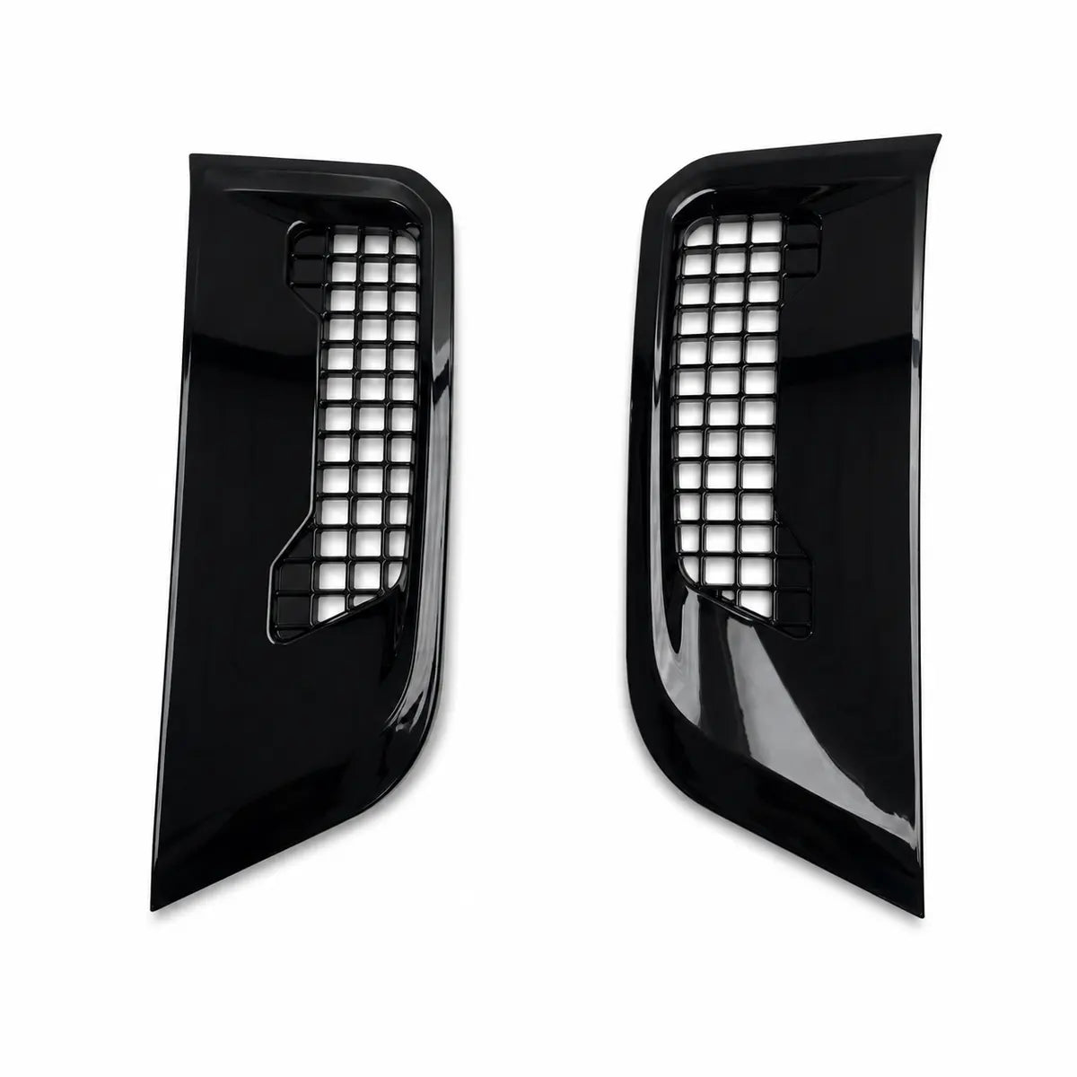 Gloss Black Replacement Side Fender Vents for Land Rover Defender 90, 110 and 130 (L663), view 2