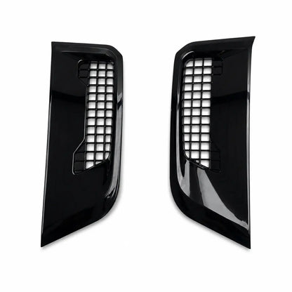Gloss Black Replacement Side Fender Vents for Land Rover Defender 90, 110 and 130 (L663), view 2