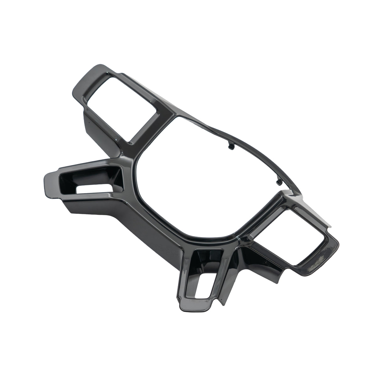 Gloss Black Replacement Steering Wheel Trim for Land Rover Defender 90, 110 and 130 (L663), view 4