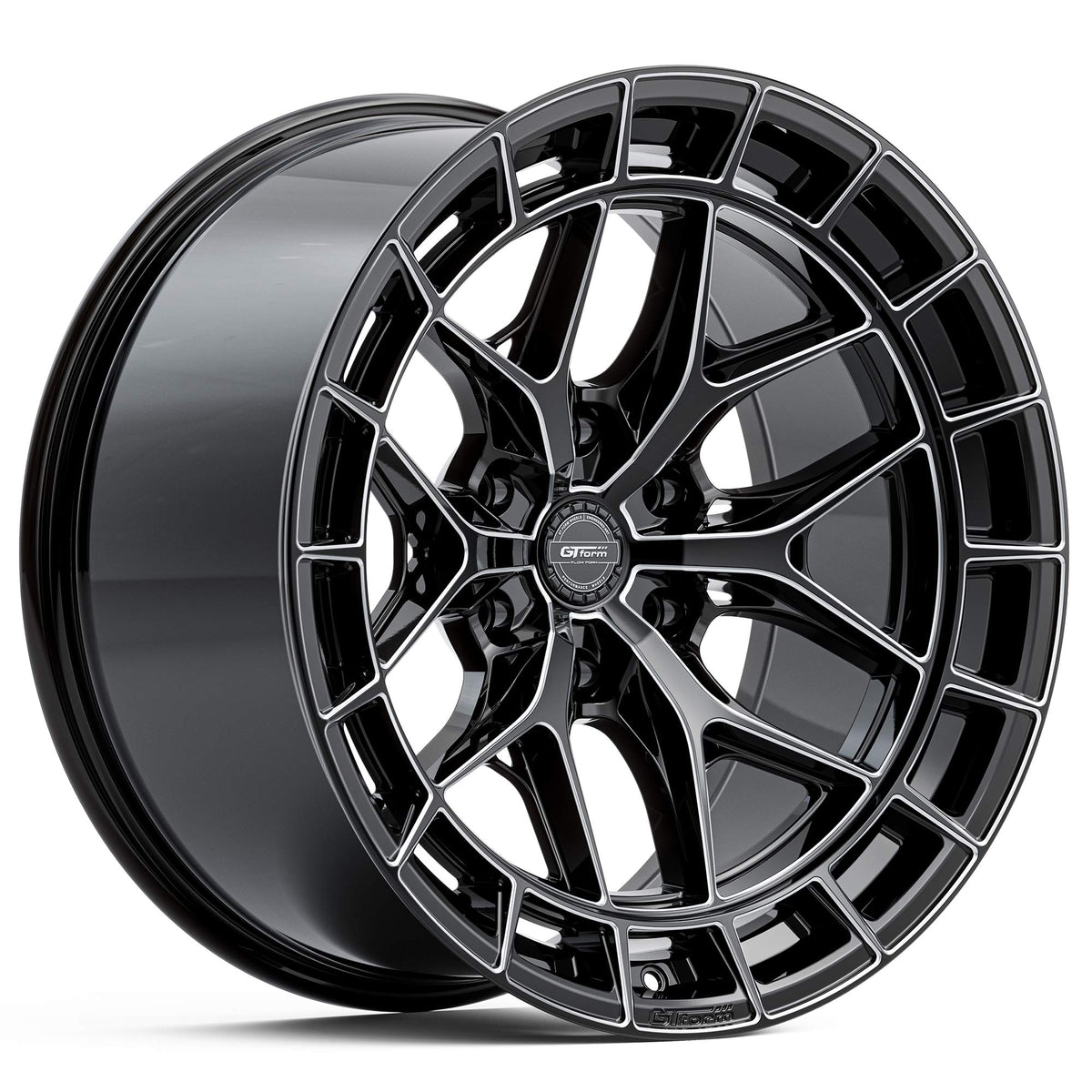GT Form GFS10 Gloss Black Milled 20x10 6x139.7 wheel for Toyota Prado 250 and Lexus GX550