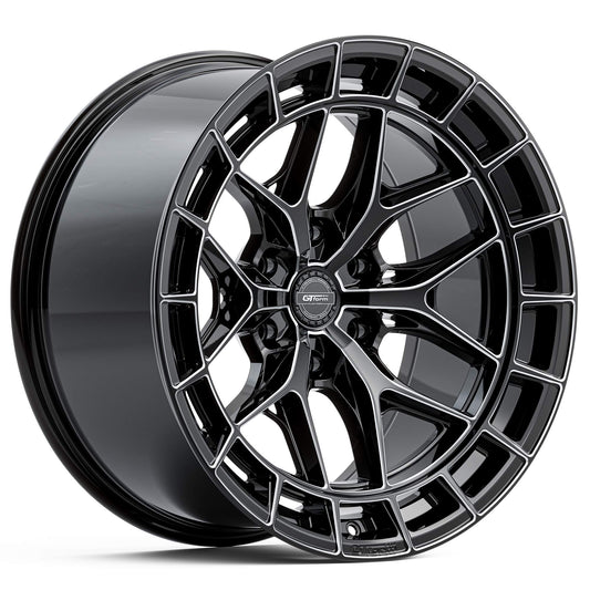 GT Form GFS10 Gloss Black Milled 20x10 6x139.7 wheel for Toyota Prado 250 and Lexus GX550