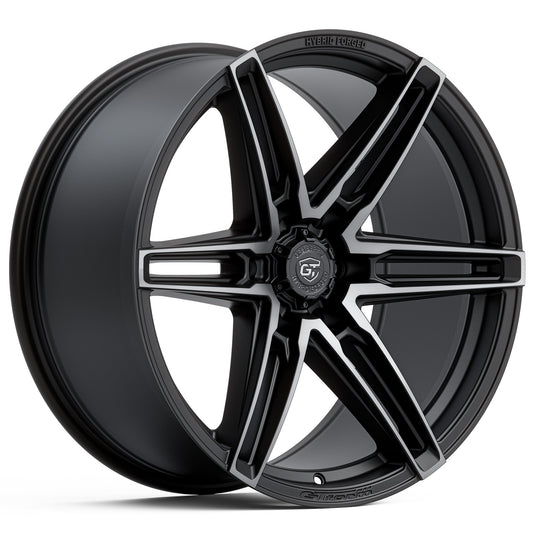 GT Form GFS2 Hybrid Forged Matte Black with Grey Tint 20x9.5 6x139.7 wheel for Toyota Prado 250 and Lexus GX550