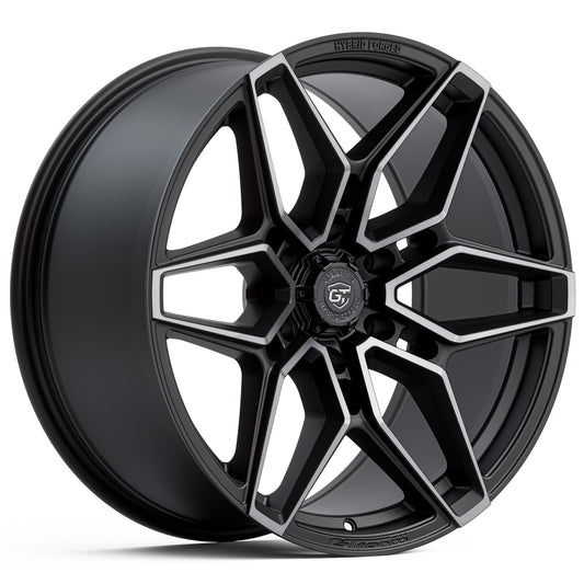 GT Form GFS3 Hybrid Forged Matte Black with Grey Tint 20x9.5 6x139.7 wheel for Toyota Prado 250 and Lexus GX550