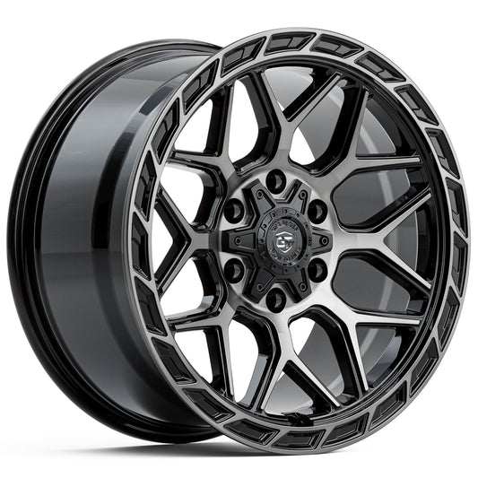 GT Form GFS4 Gloss Black Tinted 18x9 6x139.7 wheel for Toyota Prado 250 and Lexus GX550