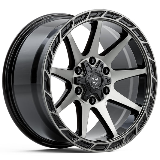 GT Form GFS5 Gloss Black Tinted 18x9 6x139.7 wheel for Toyota Prado 250 and Lexus GX550