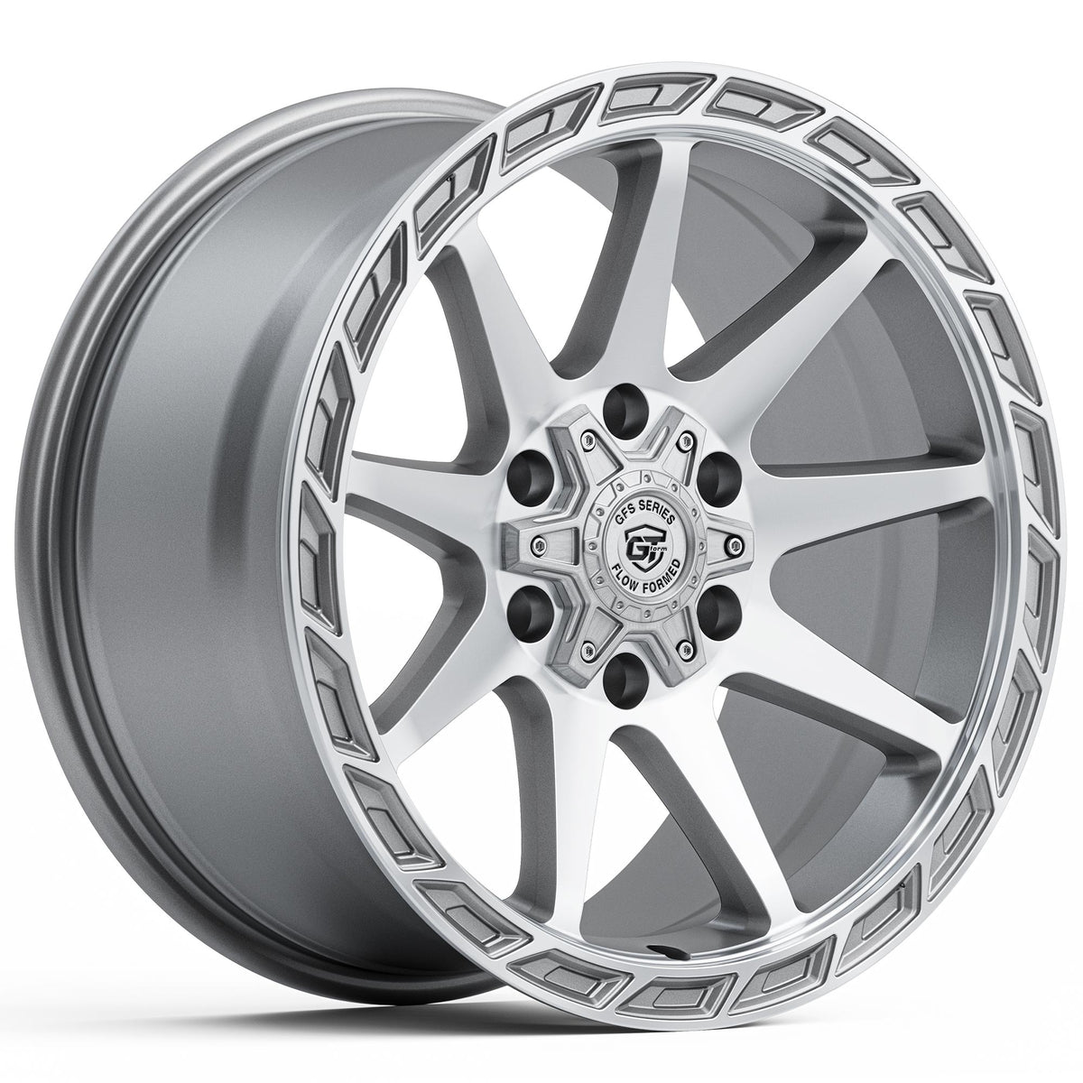 GT Form GFS5 Silver Machined 20x9 6x139.7 wheel for Toyota Prado 250 and Lexus GX550