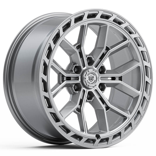 GT Form GFS7 Gloss Silver Milled 20x9 6x139.7 wheel for Toyota Prado 250 and Lexus GX550
