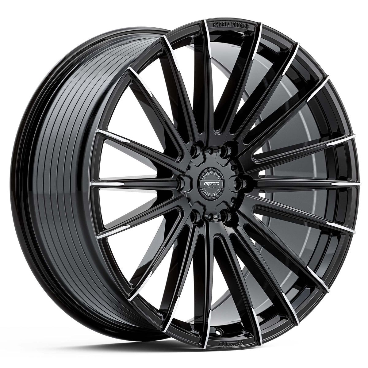GT Form GFS8 Gloss Black Machined Tips 20x9 6x139.7 wheel for Toyota Prado 250 and Lexus GX550