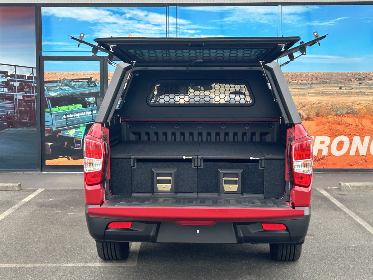 Heavy Duty Aluminium Canopy for KGM SsangYong Musso (Long Wheel Base), view 9