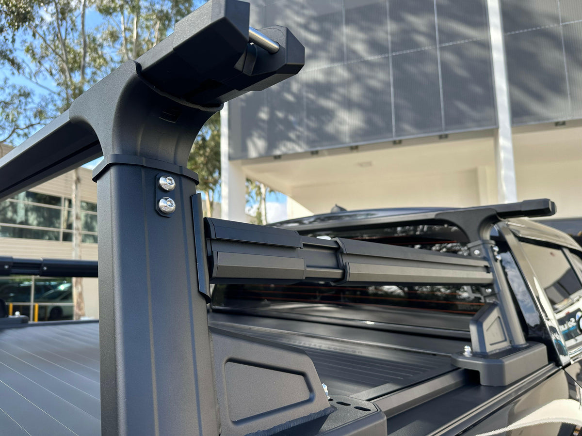PEAK Ladder Rack System (Black) for KGM SsangYong Musso, view 5