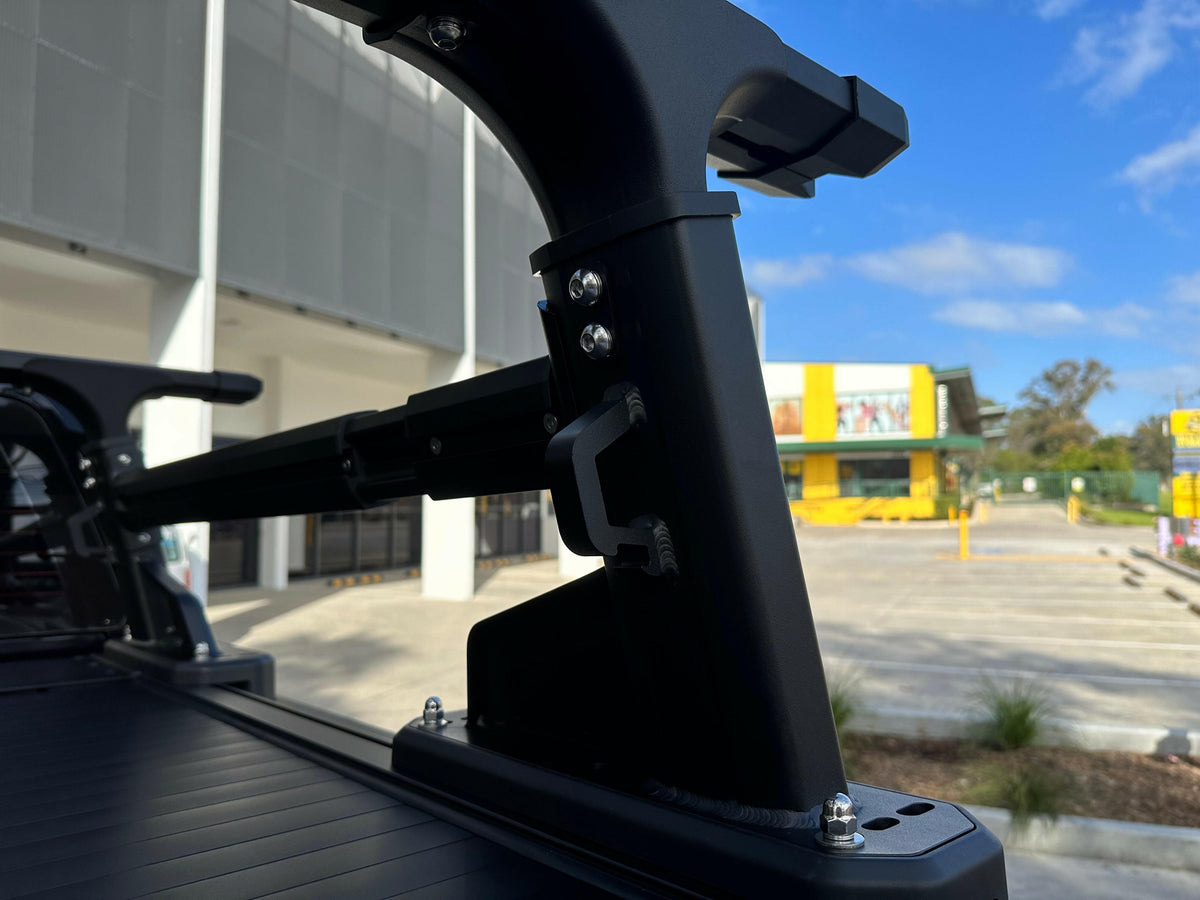 PEAK Ladder Rack System (Black) for KGM SsangYong Musso, view 8