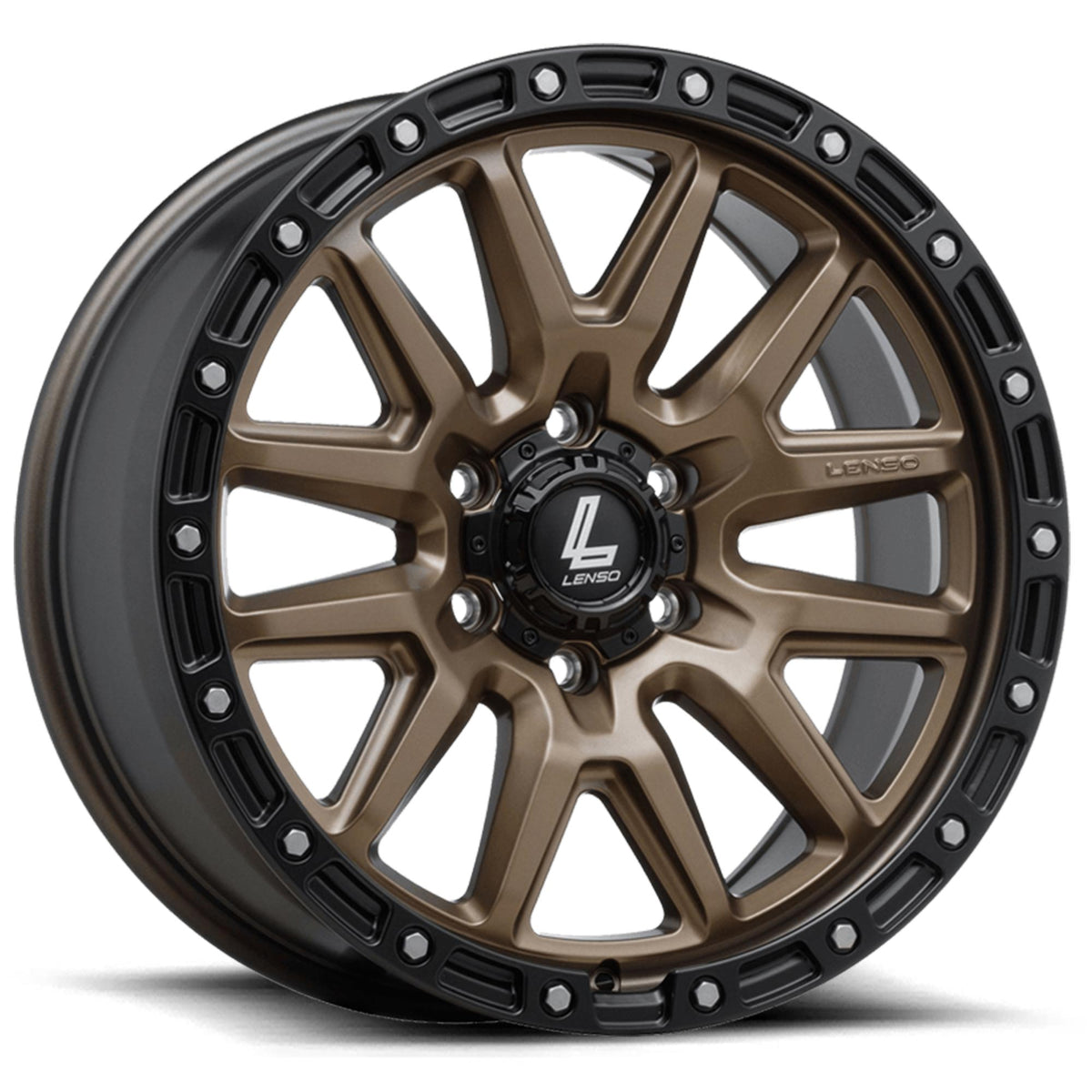 Lenso Marvel Dirty Bronze 20x9 6x139.7 wheel for Toyota Prado 250 and Lexus GX550