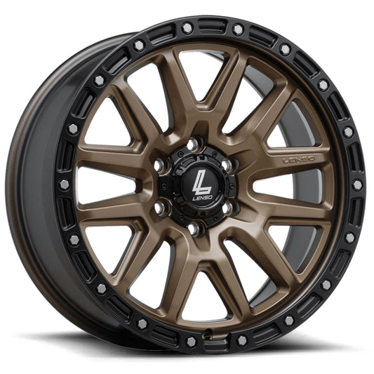 Lenso Marvel Dirty Bronze 20x9 6x139.7 wheel for Toyota Prado 250 and Lexus GX550