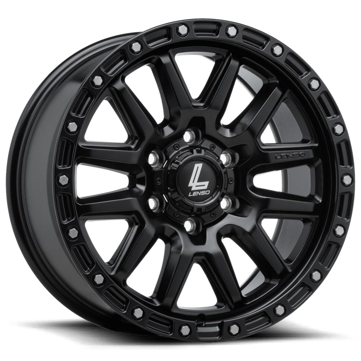 Lenso Marvel Satin Black 20x9 6x139.7 wheel for Toyota Prado 250 and Lexus GX550