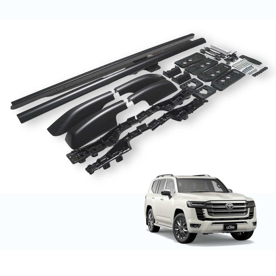 OE Black Roof Rails for Toyota LandCruiser 300 (LC300)