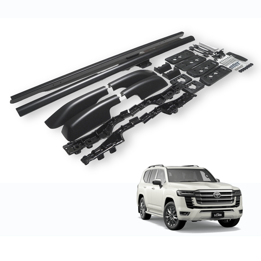 OE Black Roof Rails for Toyota LandCruiser 300 (LC300)