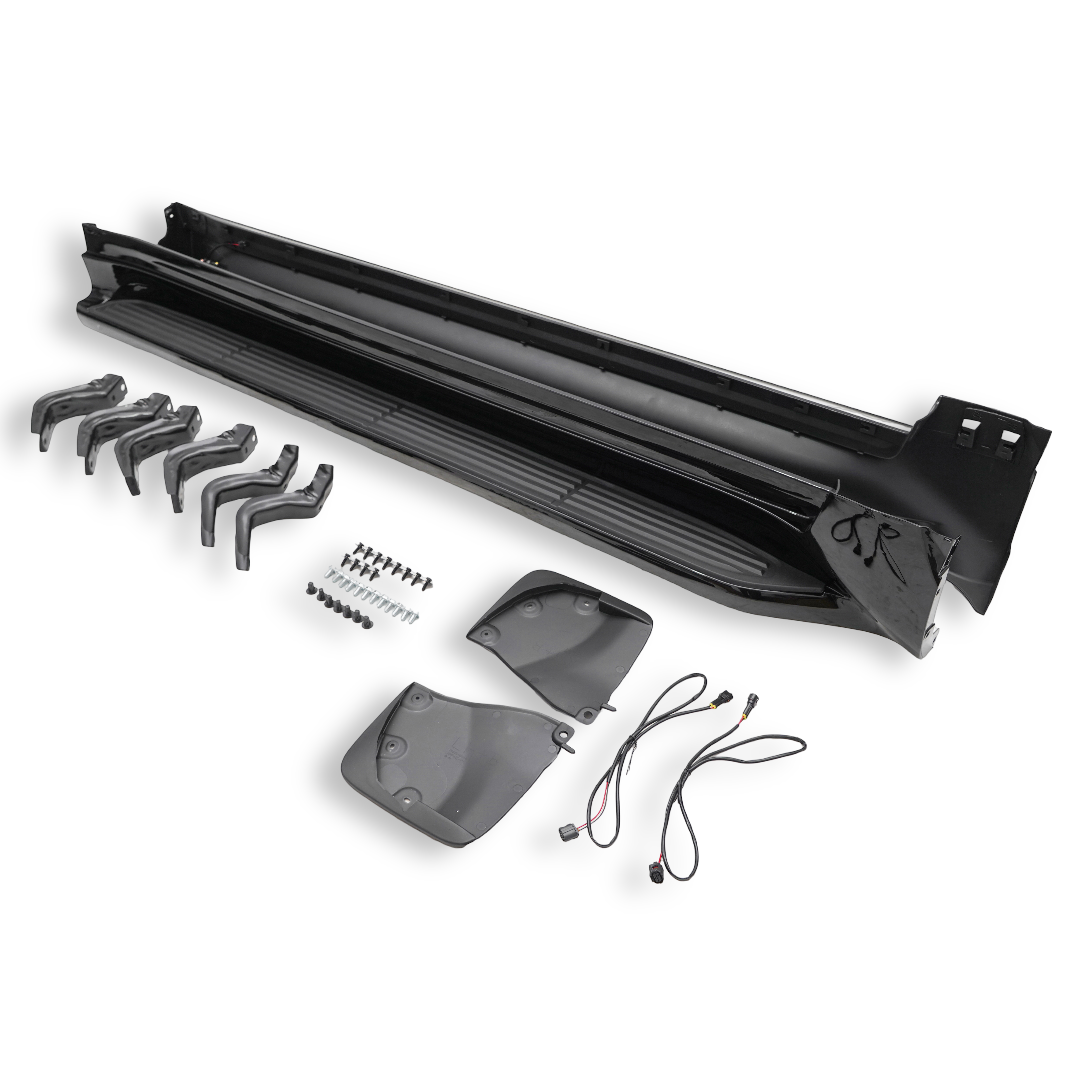 OE Side Steps (Running Boards) with Light for Toyota LandCruiser 300 Series, view 2