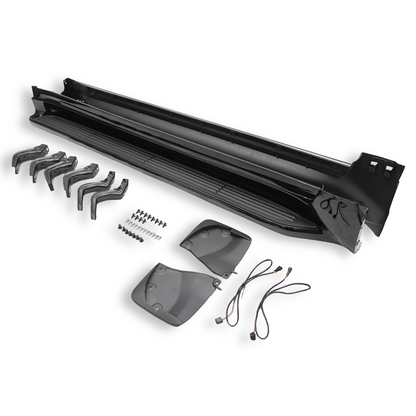 OE Side Steps (Running Boards) with Light for Toyota LandCruiser 300 Series, view 2