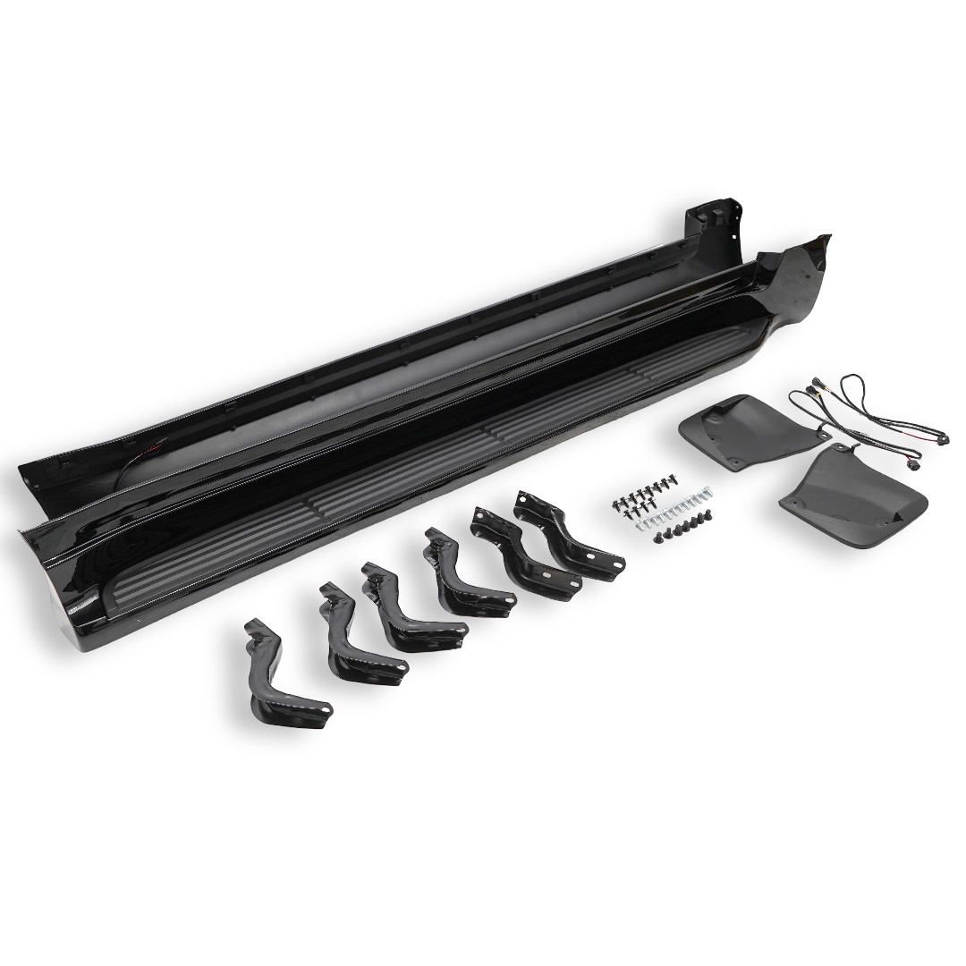 OE Side Steps (Running Boards) with Light for Toyota LandCruiser 300 Series, view 3