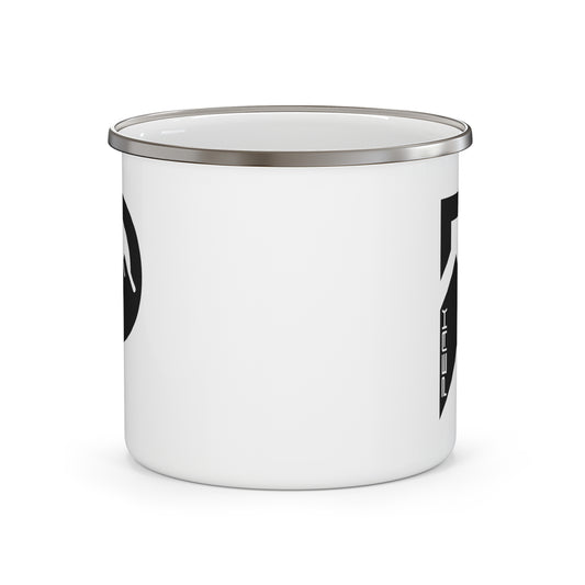 PEAK Enamel Camp Mug, printed in Australia, product view 1