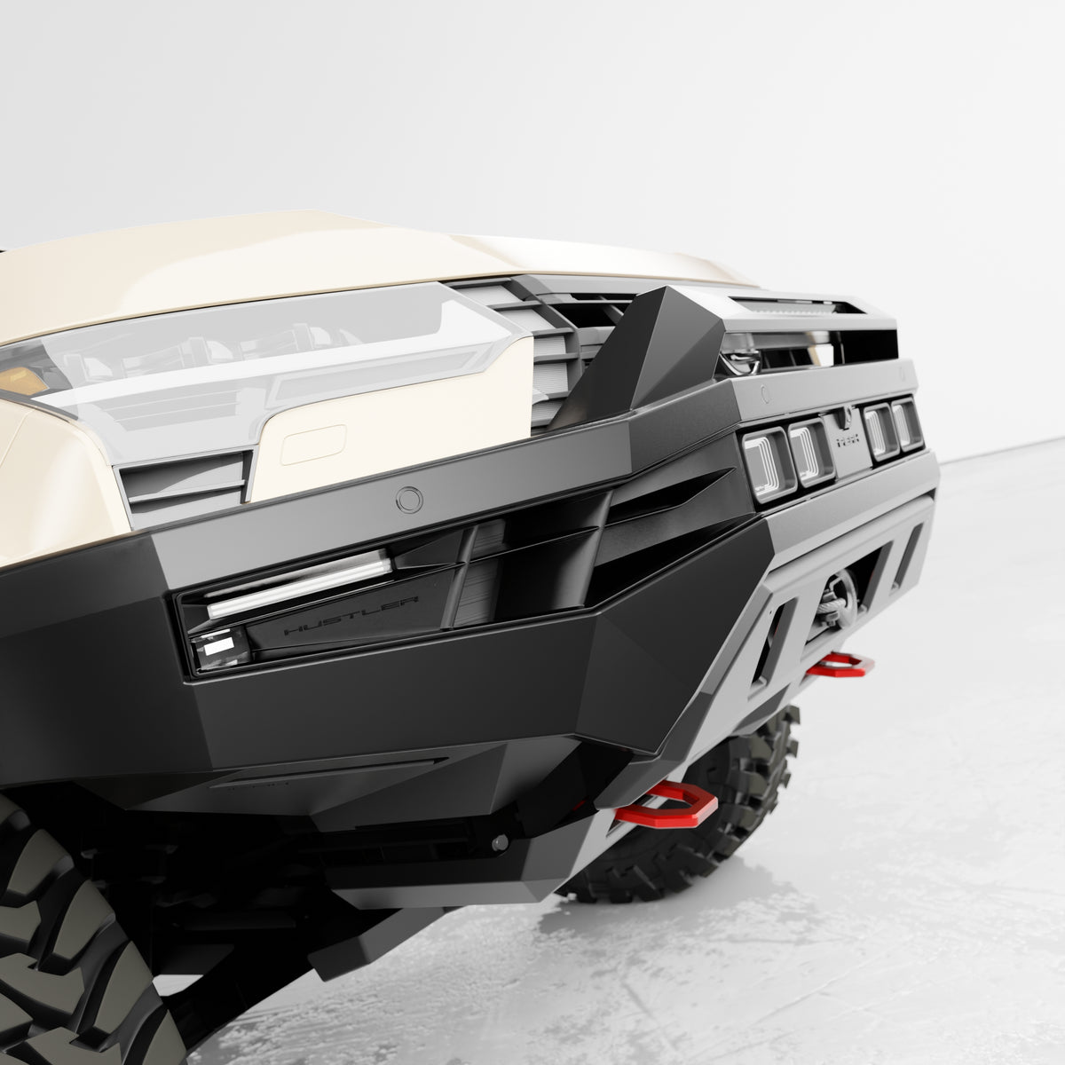 PEAK GX1 Hustler Dakar Light Bar Edition Bull Bar for Lexus GX550, view 11