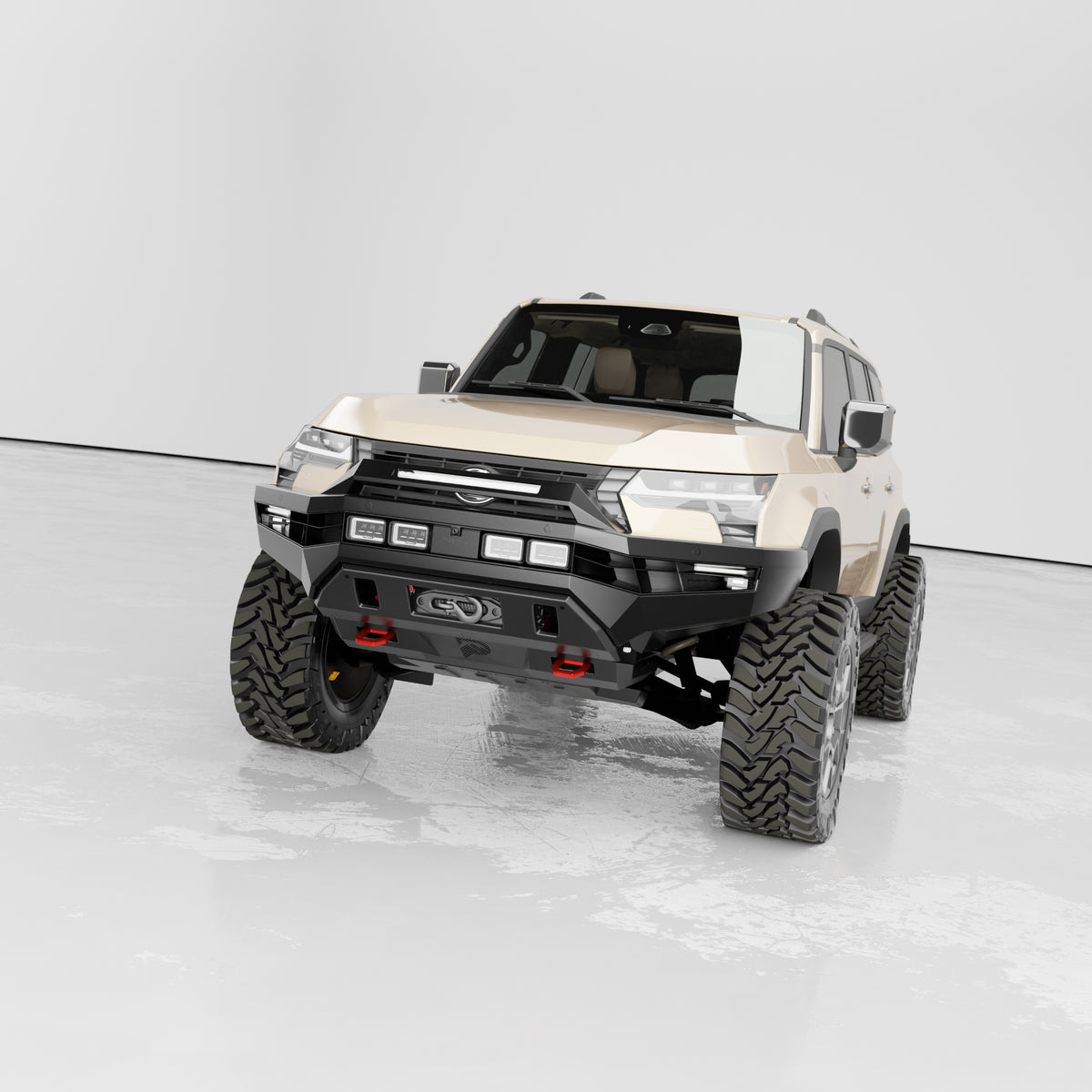 PEAK GX1 Hustler Dakar Light Bar Edition Bull Bar for Lexus GX550, view 5