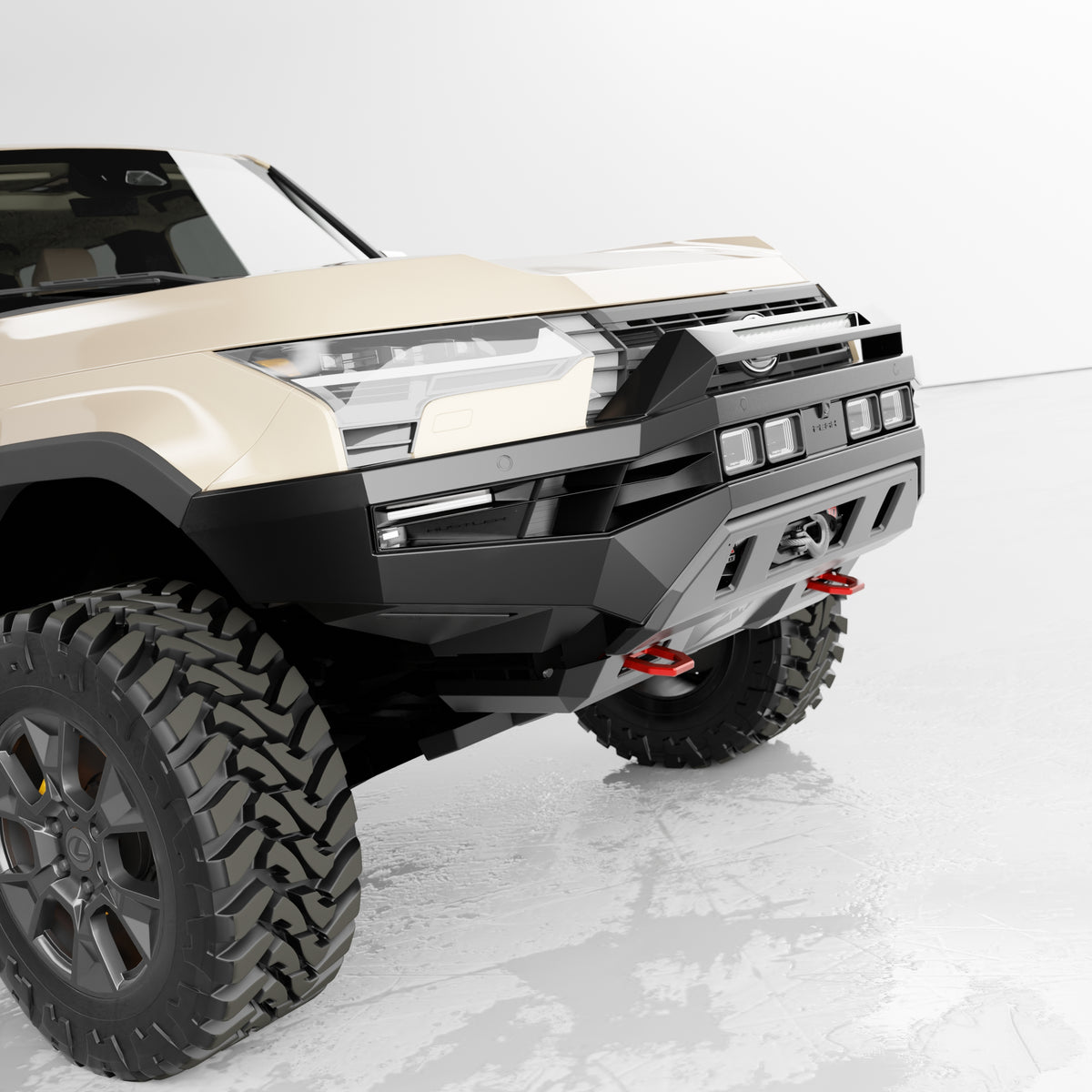 PEAK GX1 Hustler Dakar Light Bar Edition Bull Bar for Lexus GX550, view 7