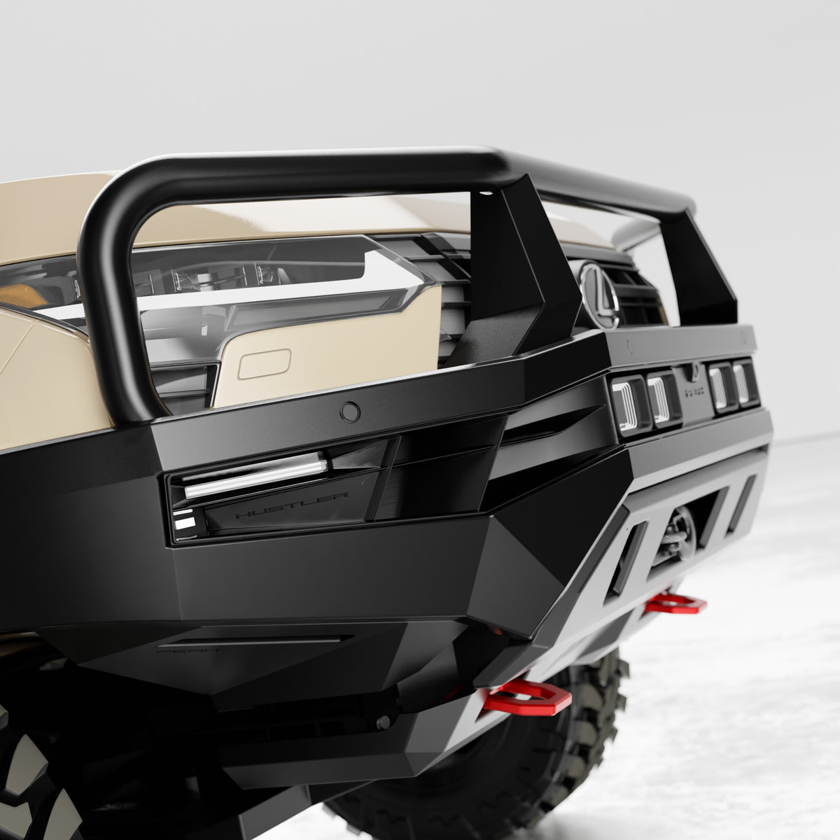 PEAK GX1 Hustler Triple Loop Bull Bar for Lexus GX550, view 11
