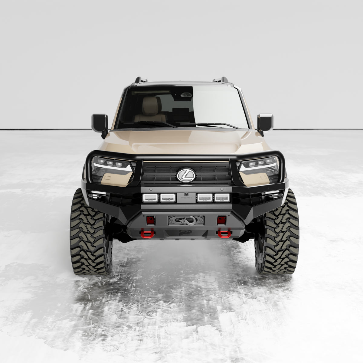 PEAK GX1 Hustler Triple Loop Bull Bar for Lexus GX550, view 2