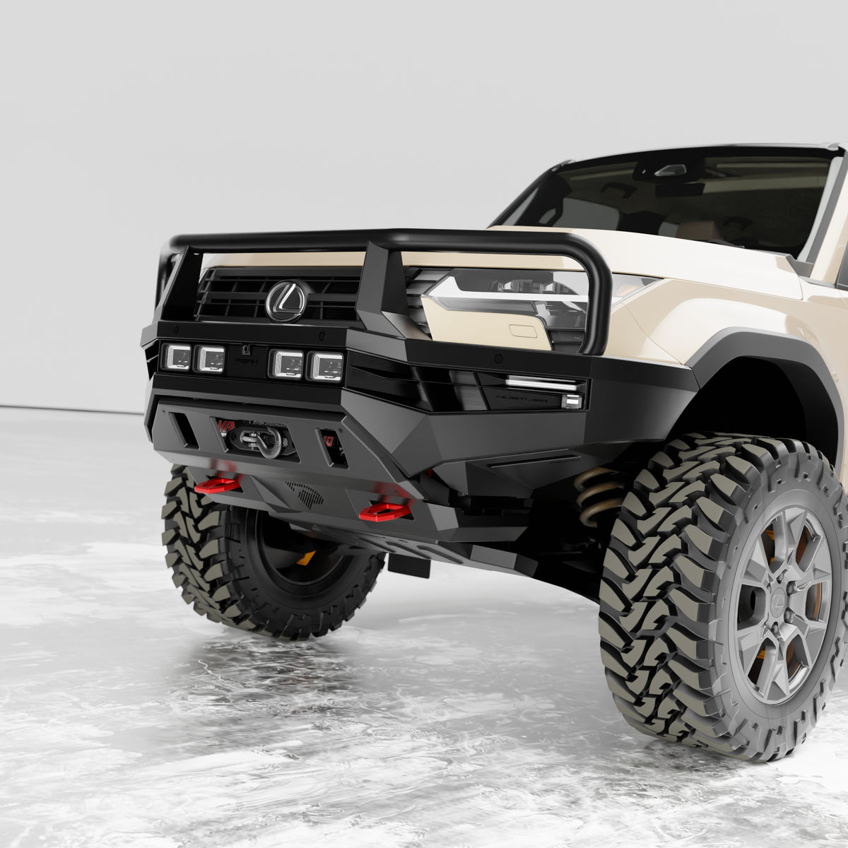 PEAK GX1 Hustler Triple Loop Bull Bar for Lexus GX550, view 3