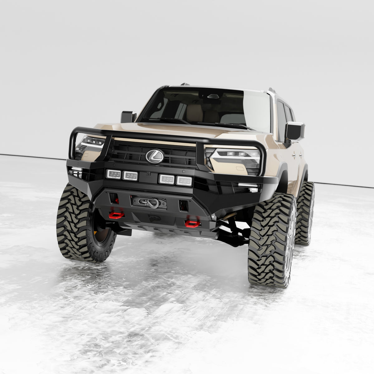 PEAK GX1 Hustler Triple Loop Bull Bar for Lexus GX550, view 5