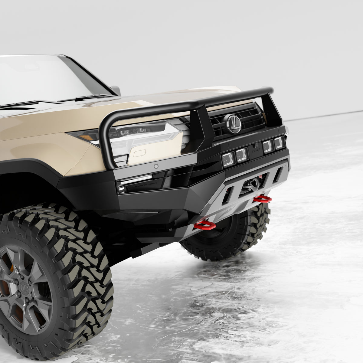 PEAK GX1 Hustler Triple Loop Bull Bar for Lexus GX550, view 7